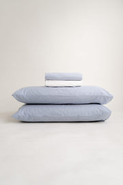 Set bicolor basic en algodón percal